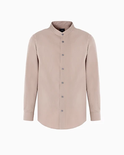 Regular fit shirt yarn dyed cotton