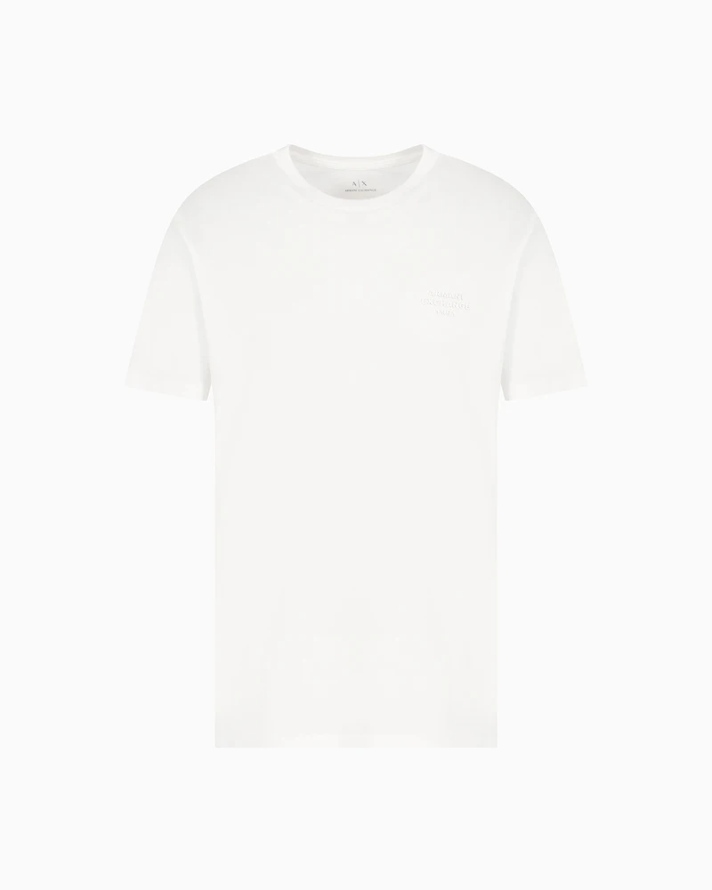 Armani Exchange - Regular fit basic t-shirt, Man, White, Size:
