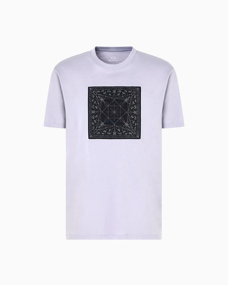 Regular fit T-shirt with kaleidoscope print