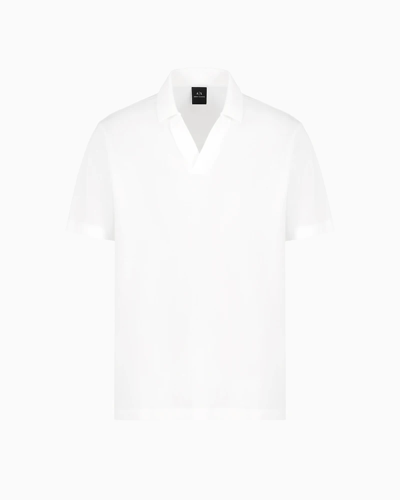 Regular fit polo shirt mercerised cotton