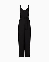 Fluid viscose jumpsuit