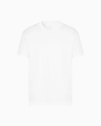 Regular fit mercerised cotton T-shirt