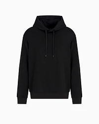 Tonal Embossed Hoodie Sweatshirt