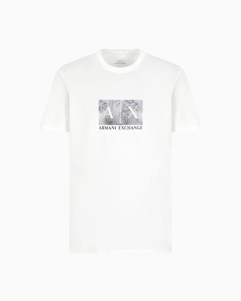 Regular fit T-shirt with maxi logo