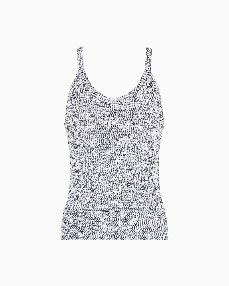 Boucle effect knitted top