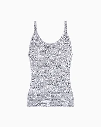 Boucle effect knitted top