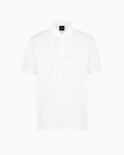 Regular fit polo shirt mercerised cotton
