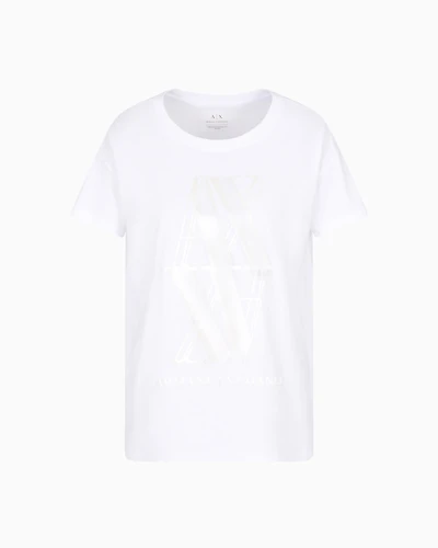 Relaxed fit T-shirt with maxi logo