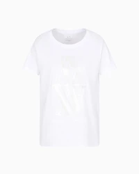 Relaxed fit T-shirt with maxi logo