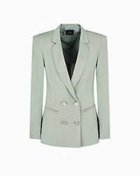 ASV fabric double-breasted jacket