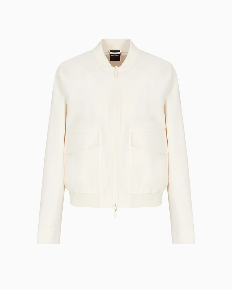 Blouson with zip and pockets