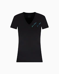 Slim fit T-shirt with signature logo