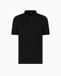 Slim fit polo cotton piquet