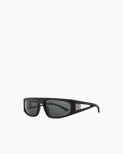 Armani Exchange - Irregular-shaped sunglasses, Unisex, Grey, Size: 59L