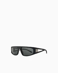 Armani Exchange - Irregular-shaped sunglasses, Unisex, Grey, Size: 59L