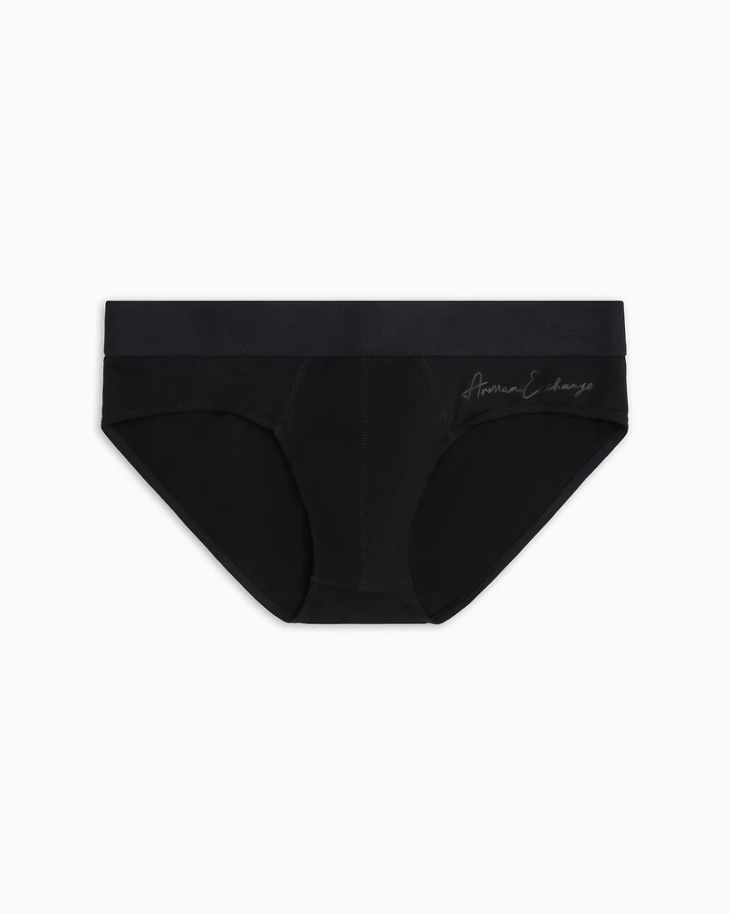 Stretch cotton briefs