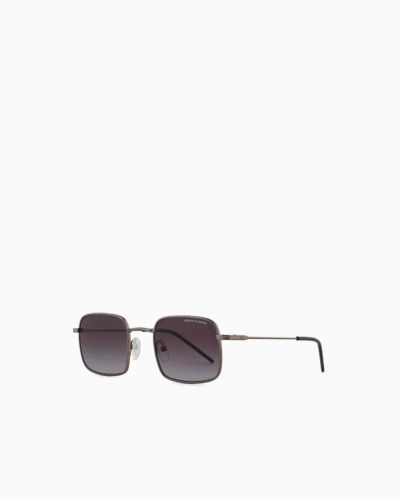 Armani Exchange - Women’s aviator sunglasses, Woman, Grey, Size: 46L