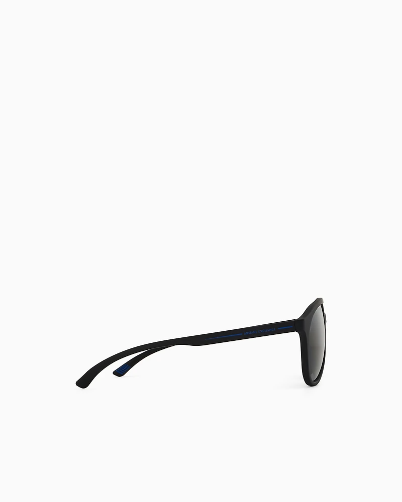 Armani Exchange - Men’s aviator sunglasses, Man, Black, Size: 59L