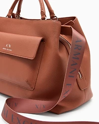 Armani Exchange - Shoppers, Woman, Camel, Size: TU