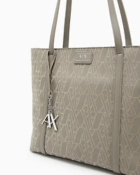 Tote bag with allover logo