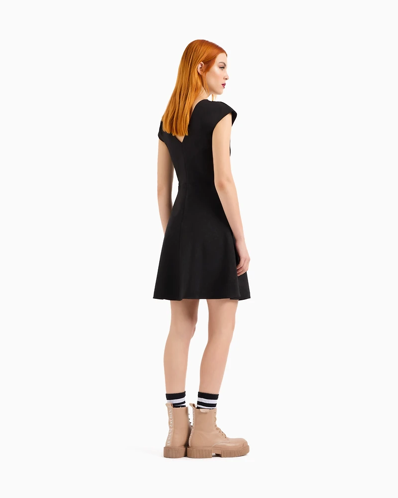 Armani Exchange - Short Dresses, Woman, Black, Size: