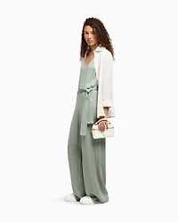 Fluid viscose jumpsuit