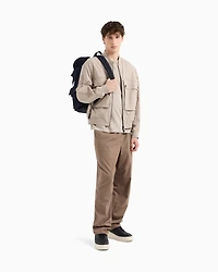 Regular fit mercerised cotton T-shirt