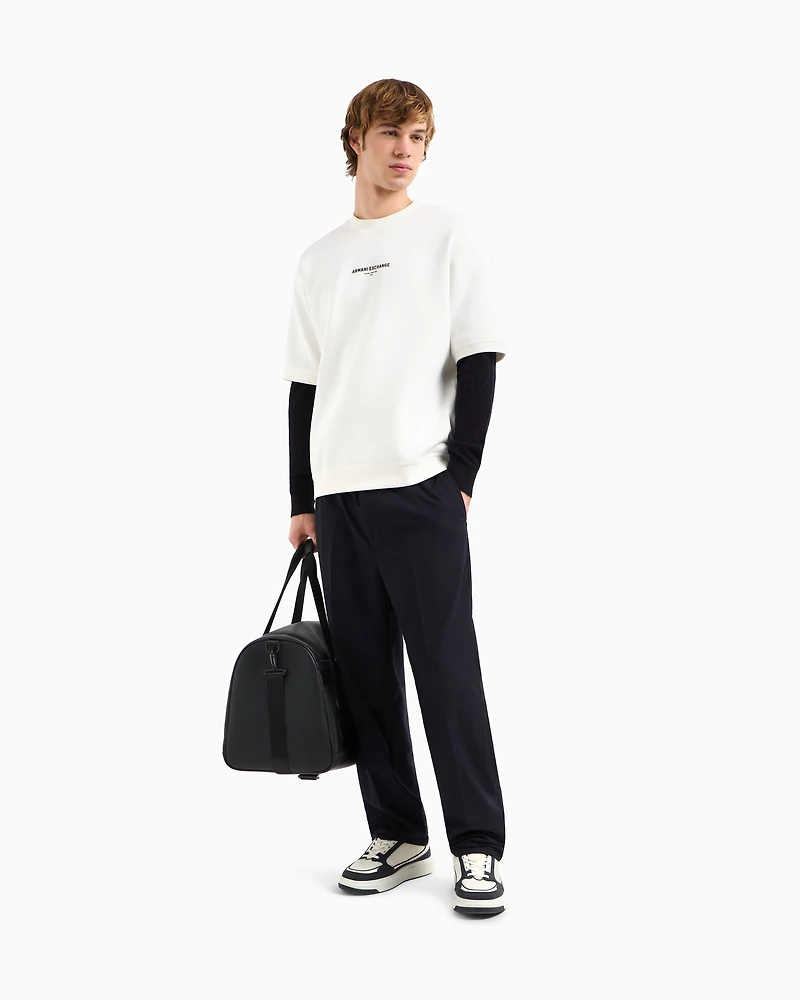 Milano/New York Short Sleeve Crewneck Sweatshirt