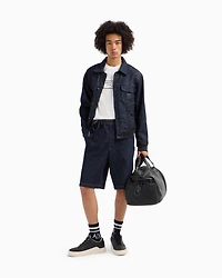 Stretch cotton denim jacket