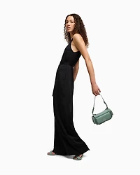 Fluid viscose jumpsuit