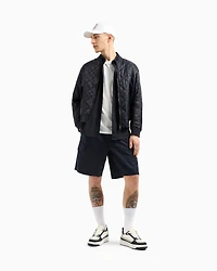 Regular fit T-shirt with blurred logo effect