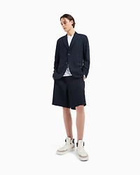 Pima Cotton Long Sleeve V-Neck T-Shirt