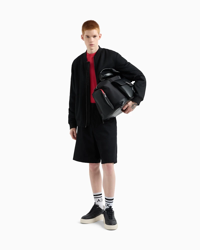 Armani Exchange - Regular fit basic t-shirt, Man, Red, Size: