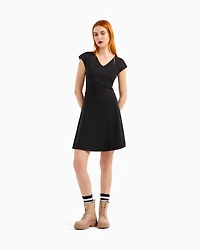 Armani Exchange - Short Dresses, Woman, Black, Size: