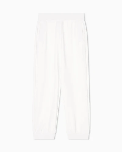 Armani Exchange - Logo Joggers, Woman, White, Size: