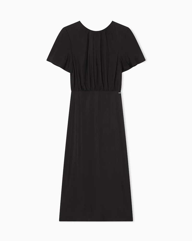 Armani Exchange - Midi Dresses, Woman, Black, Size: