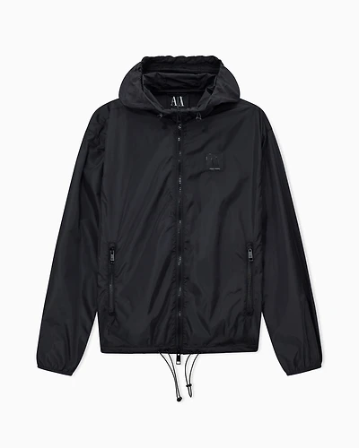 Armani Exchange - Windbreakers, Woman, Black, Size: