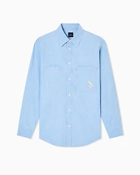 Regular fit chambray shirt