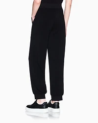 Armani Exchange - Logo Joggers, Woman, Black, Size: