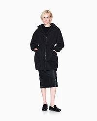 Armani Exchange - Parka with diamond quilted hood, Woman, Black, Size: