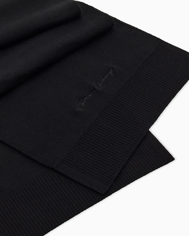 Armani Exchange - Scarves, Woman, Black, Size: TU