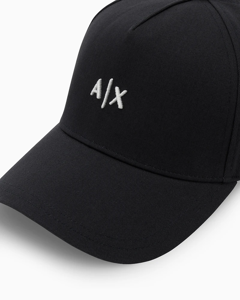 Armani Exchange - Visor cap with logo, Man, Black, Size: TU
