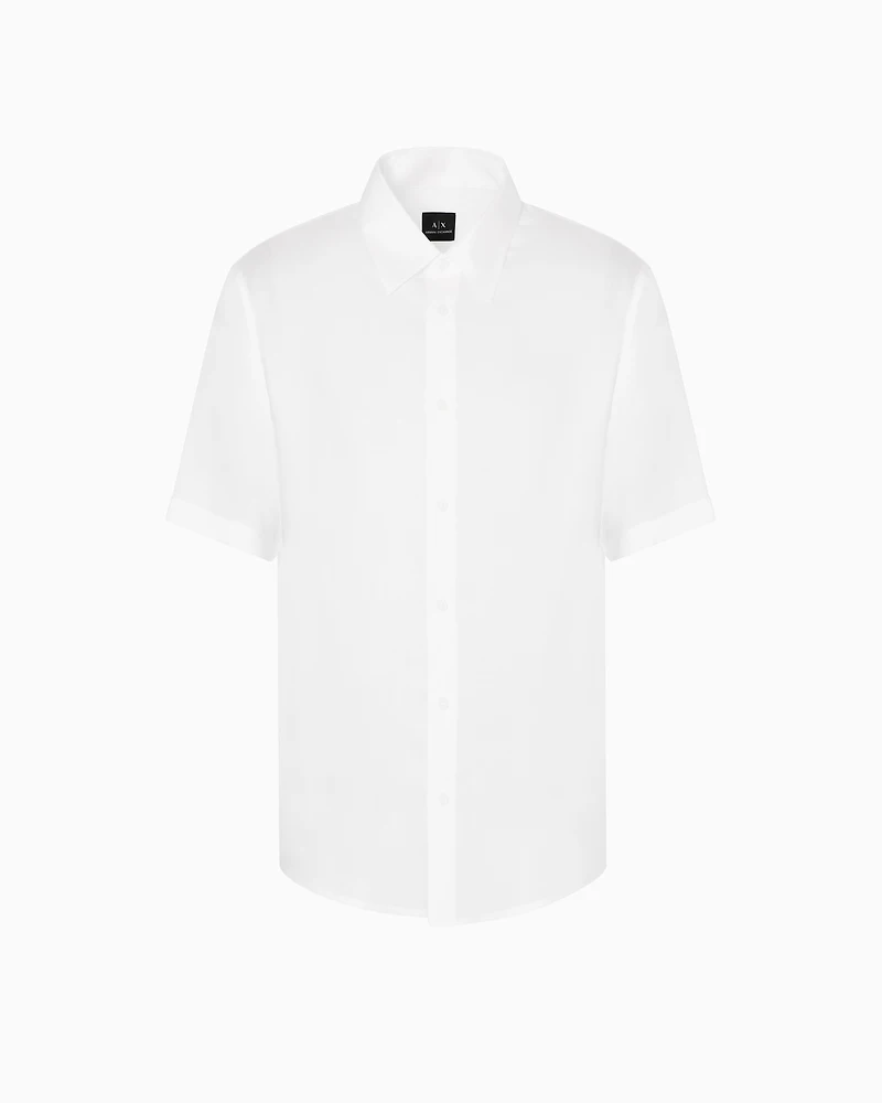 Regular fit shirt lyocell twill