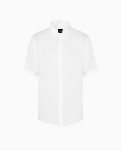 Regular fit shirt lyocell twill