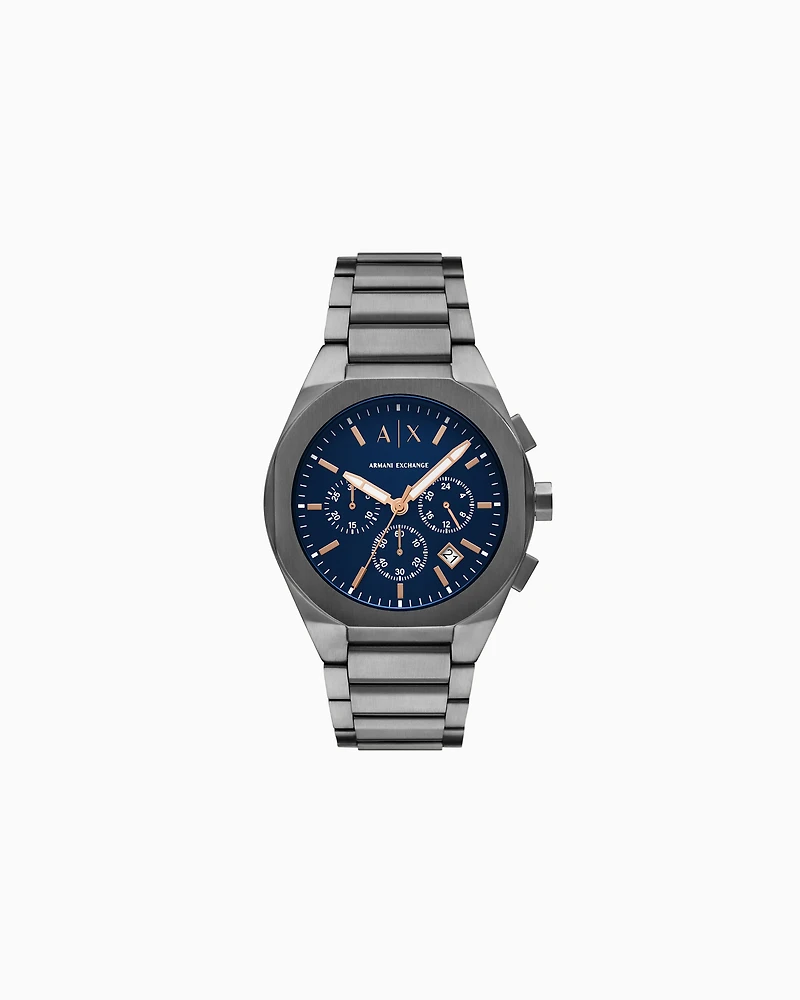Armani Exchange - Steel Strap Watches, Man, Multicoloured, Size: TU