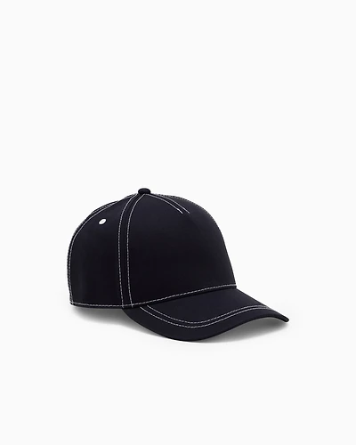Armani Exchange - Hat with side logo, Man, Navy Blue, Size: TU