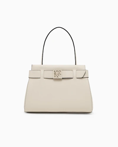 Handbag with small large logo