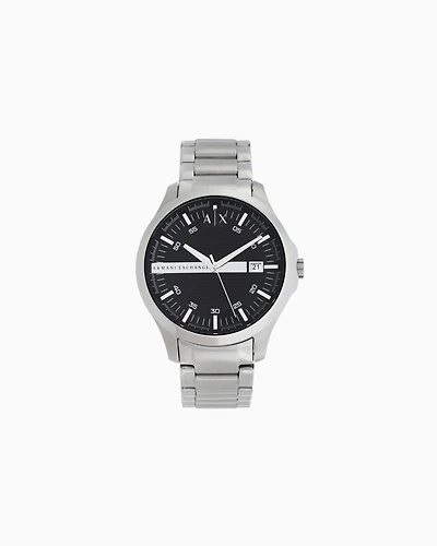 Armani Exchange - Three-hand watch with steel strap, Man, Multicoloured, Size: TU