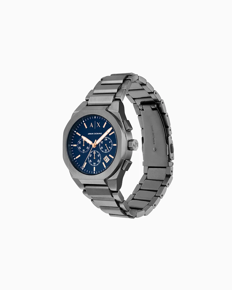Armani Exchange - Steel Strap Watches, Man, Multicoloured, Size: TU