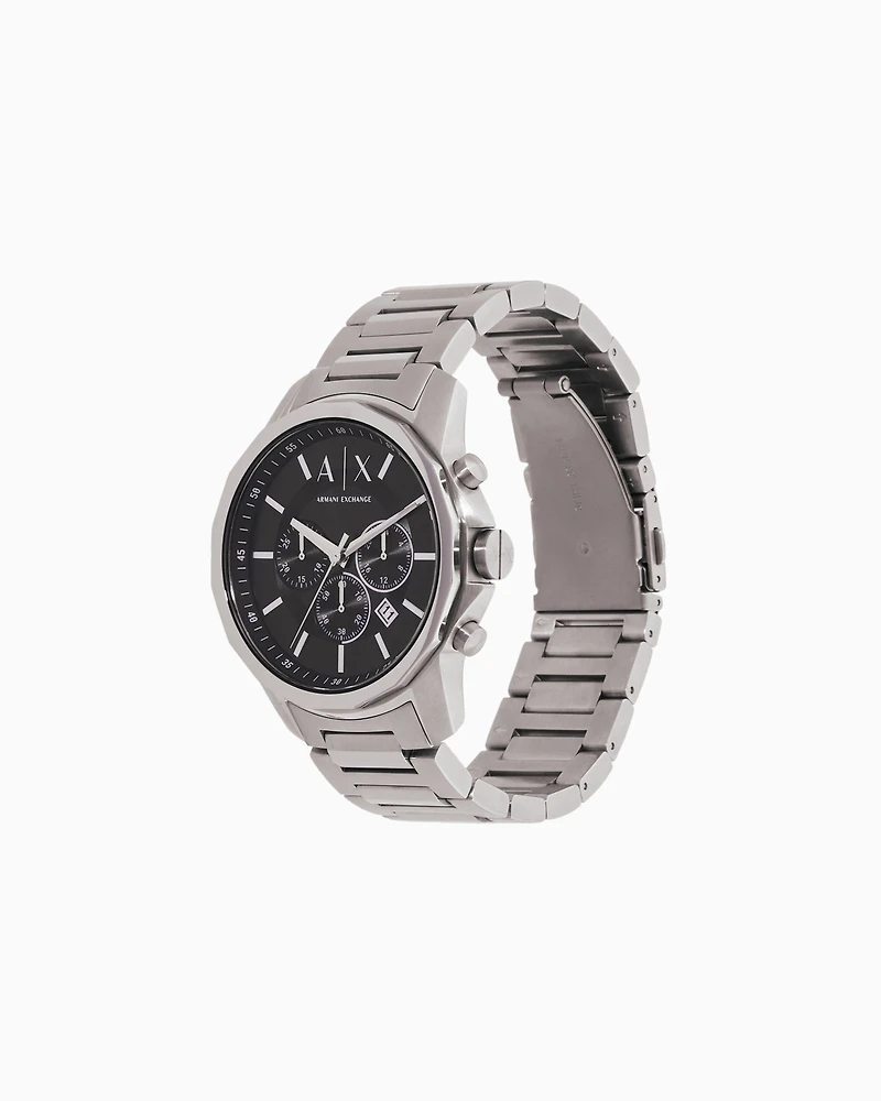 Armani Exchange - Armani Exchange Chronograph Stainless Steel Watch, Man, Multicoloured, Size: TU